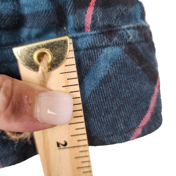 TNA Womens Soft Flannel Shirt Oversized Fit Plaid Size XS - Picture 7 of 10